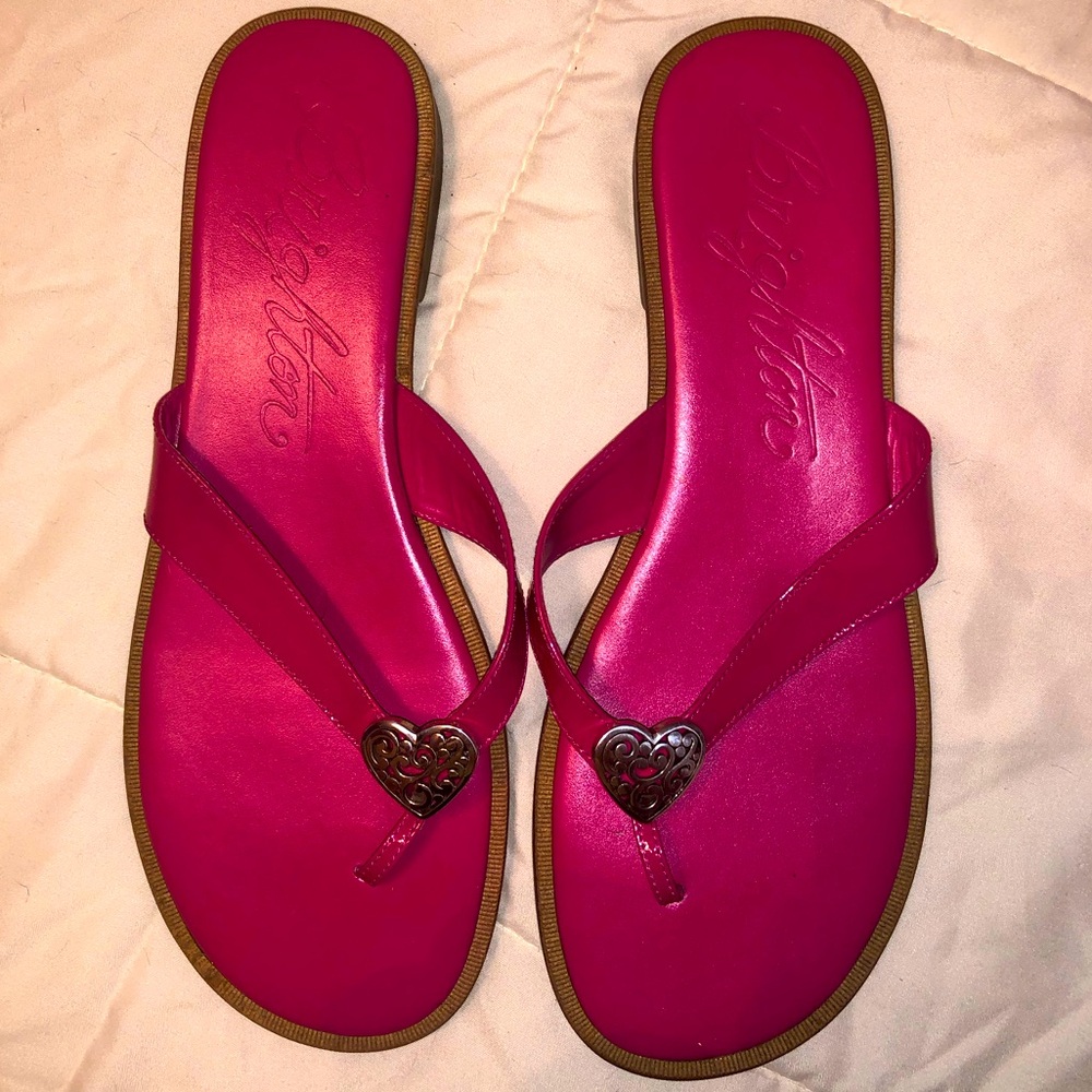 Brighton Orla 4 Size 9.5M Pink Flip Flops